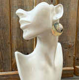 Mother-of-Pearl Earrings, Sterling Silver Hooks, Beach Boho Dangle