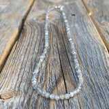 Dainty Labradorite Choker | Sterling Silver Accents, Custom Length
