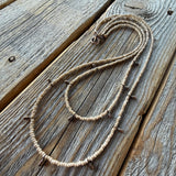 Handmade Seed Bead Choker | Copper Dangles, Boho Necklace