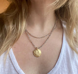 Labradorite Beaded Layered Necklace Set – Handmade Dainty Jewelry