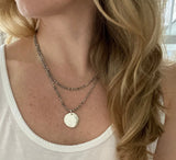Labradorite Beaded Layered Necklace Set – Handmade Dainty Jewelry