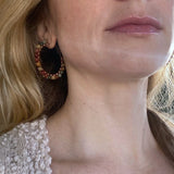 Red Creek Jasper Boho Hoop Earrings – Copper Wire Wrapped Jewelry