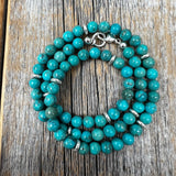 Western Jewelry, Turquoise Necklace, Genuine Turquoise Necklace, Handmade Jewelry, Statement Necklace, Thoughtful gifts for Her, Handmade