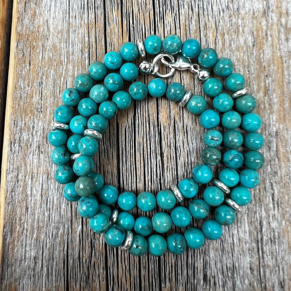 Western Jewelry, Turquoise Necklace, Genuine Turquoise Necklace, Handmade Jewelry, Statement Necklace, Thoughtful gifts for Her, Handmade