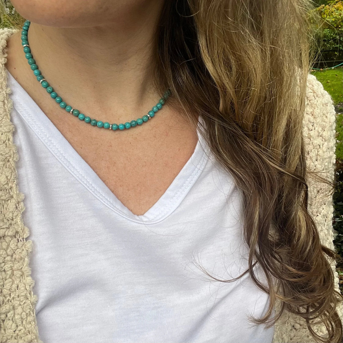 Western Jewelry, Turquoise Necklace, Genuine Turquoise Necklace, Handmade Jewelry, Statement Necklace, Thoughtful gifts for Her, Handmade