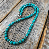 Western Jewelry, Turquoise Necklace, Genuine Turquoise Necklace, Handmade Jewelry, Statement Necklace, Thoughtful gifts for Her, Handmade
